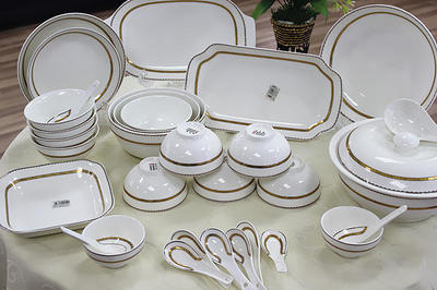 品瓷匠陶瓷碗盘套装 骨瓷餐具的奢华与实用之选